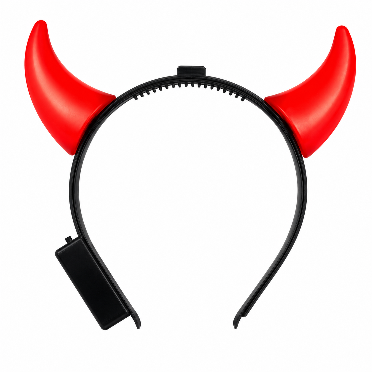 Tiara Chifre Diabinho LED Halloween Carna...