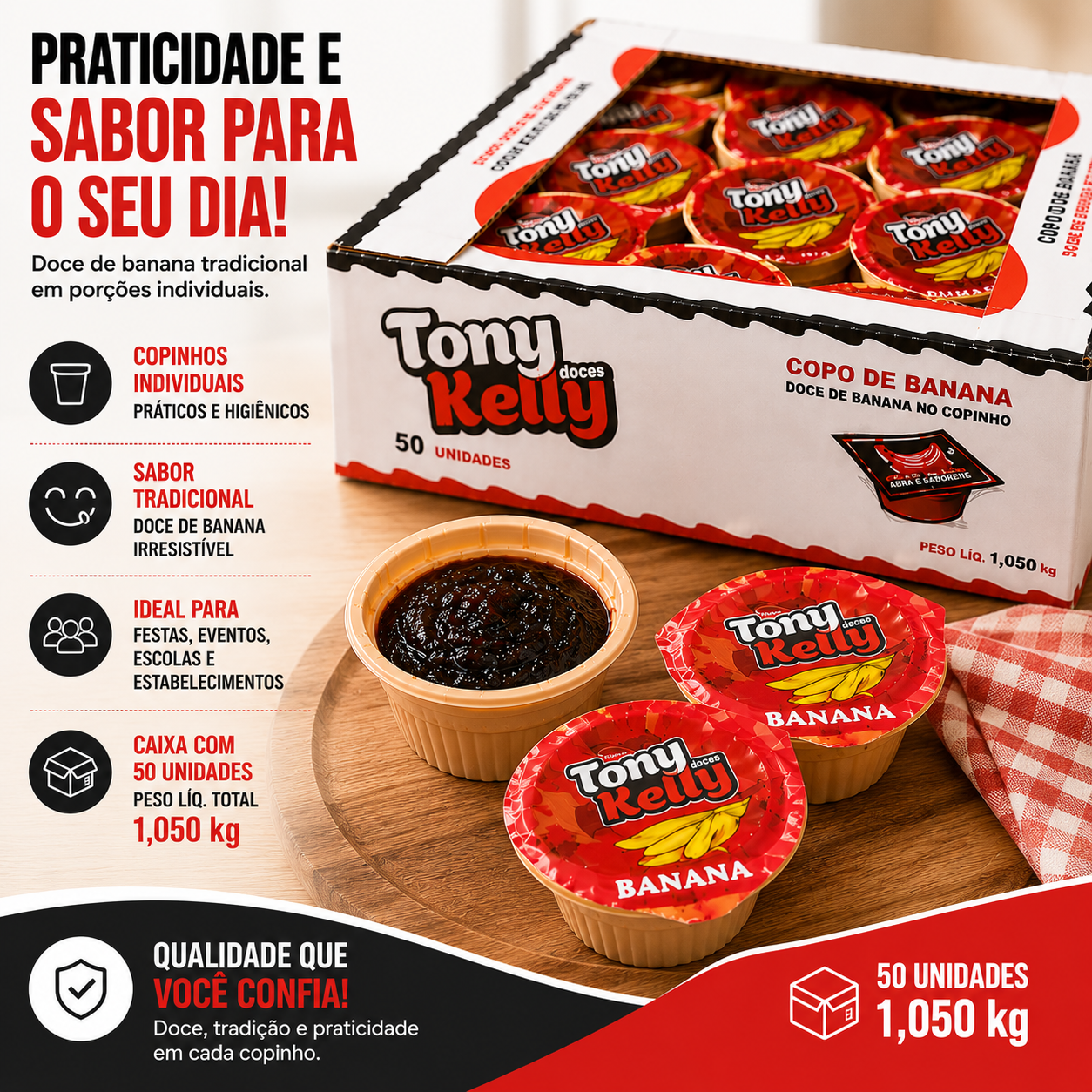 Copo De Banana Tony Kelly Doce Individua ...