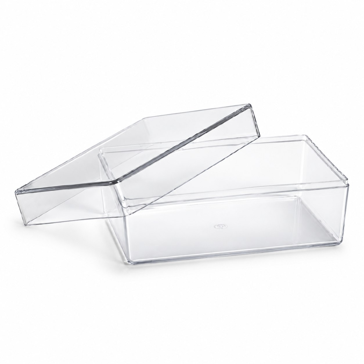 Cake Box Retangular Transparente Com Tamp...