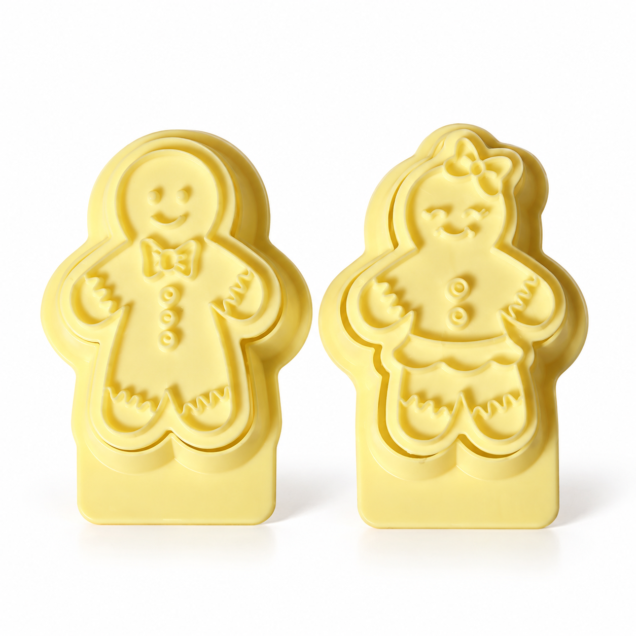 Cortador Biscoito Casal Gingerbread Com C...