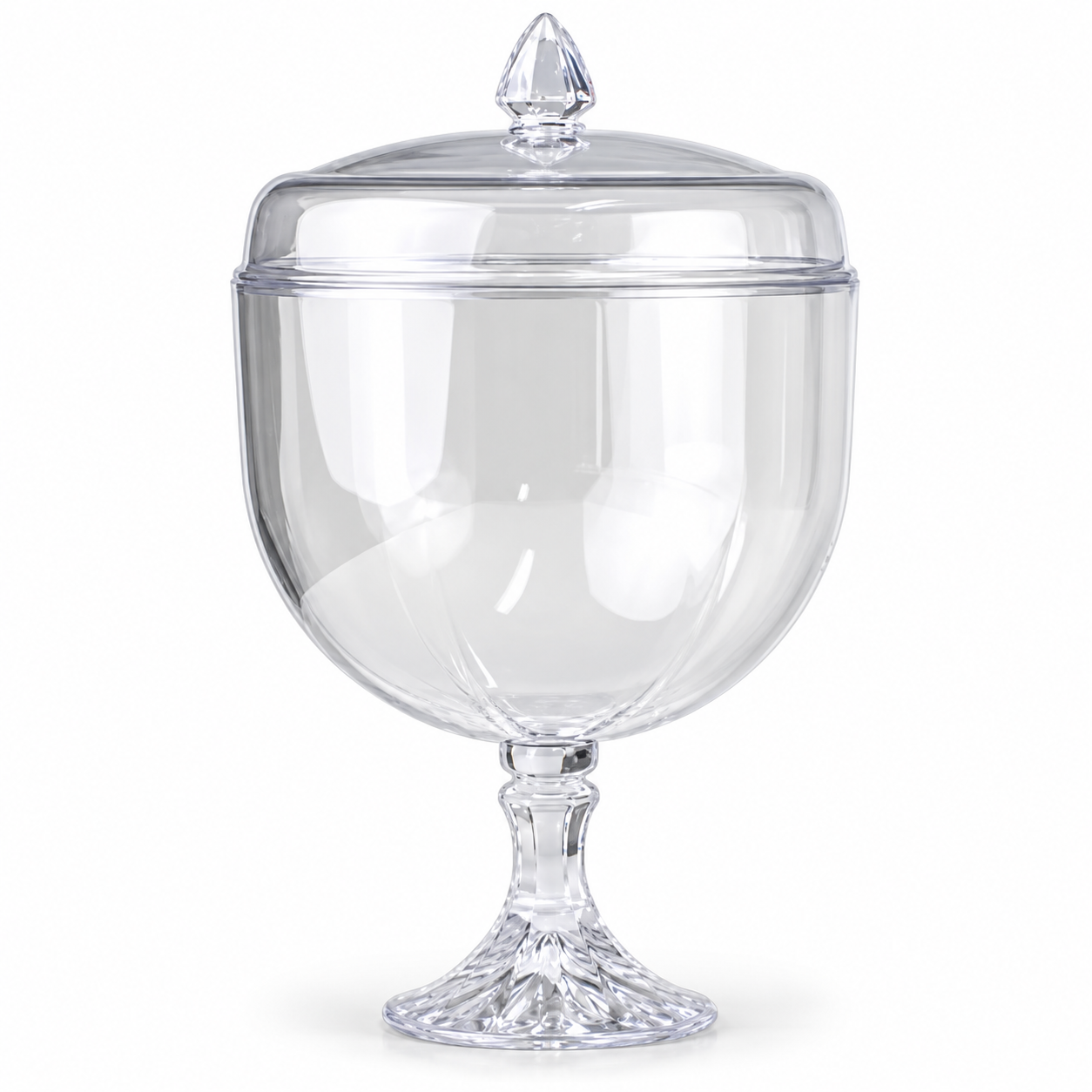 Taça Safira 1250ml Com Tampa Para Confeit...
