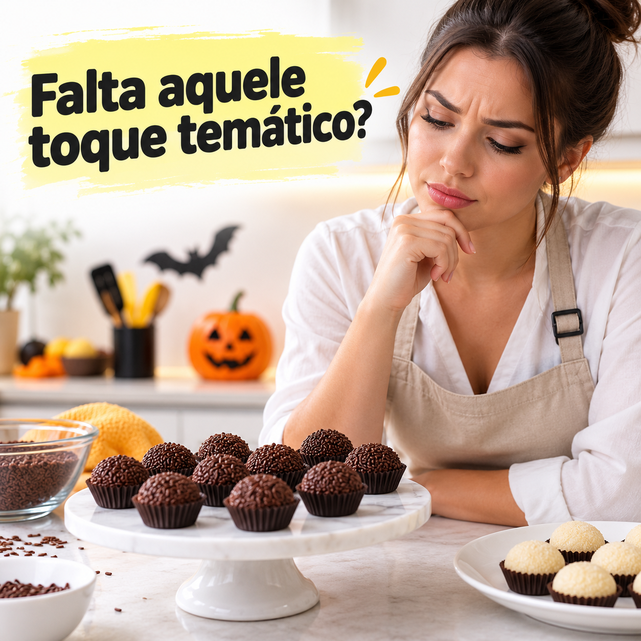 Kit Carimbo Halloween 2cm Para Confeitari...
