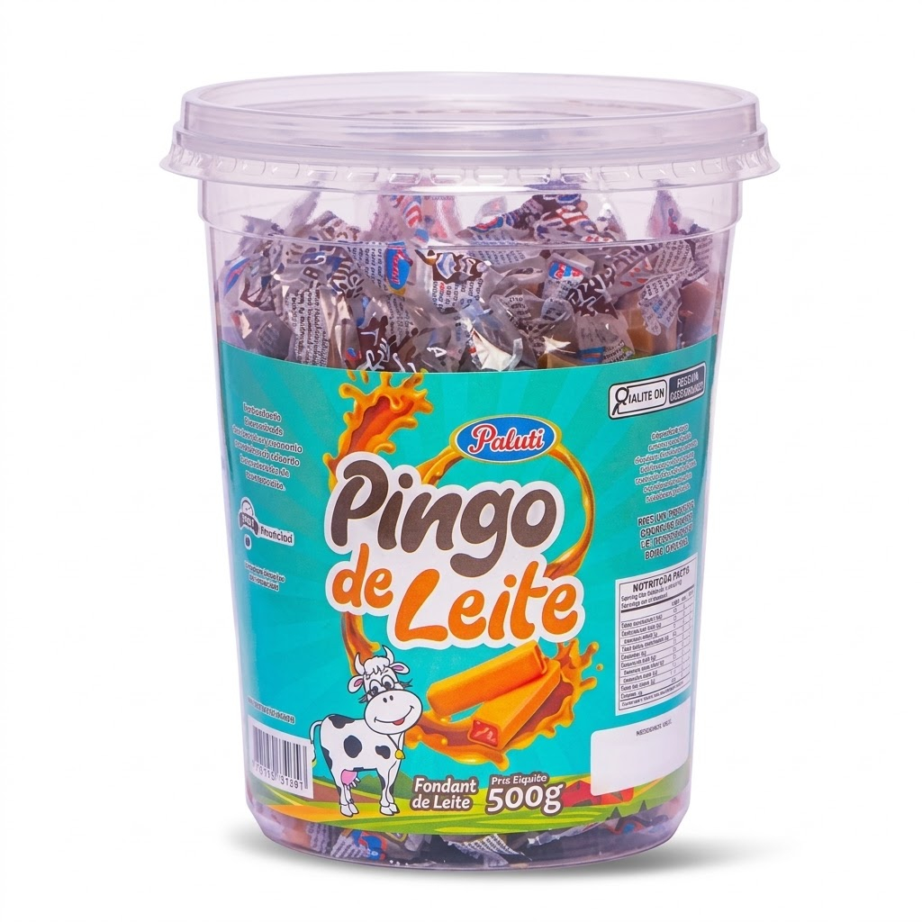 Pingo De Leite Paluti Fondant Pote 500g c...