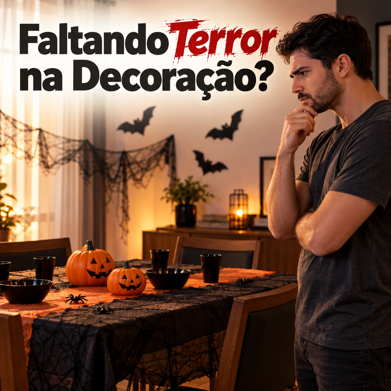 Caveira Halloween Com Movimento 20cm Deco...