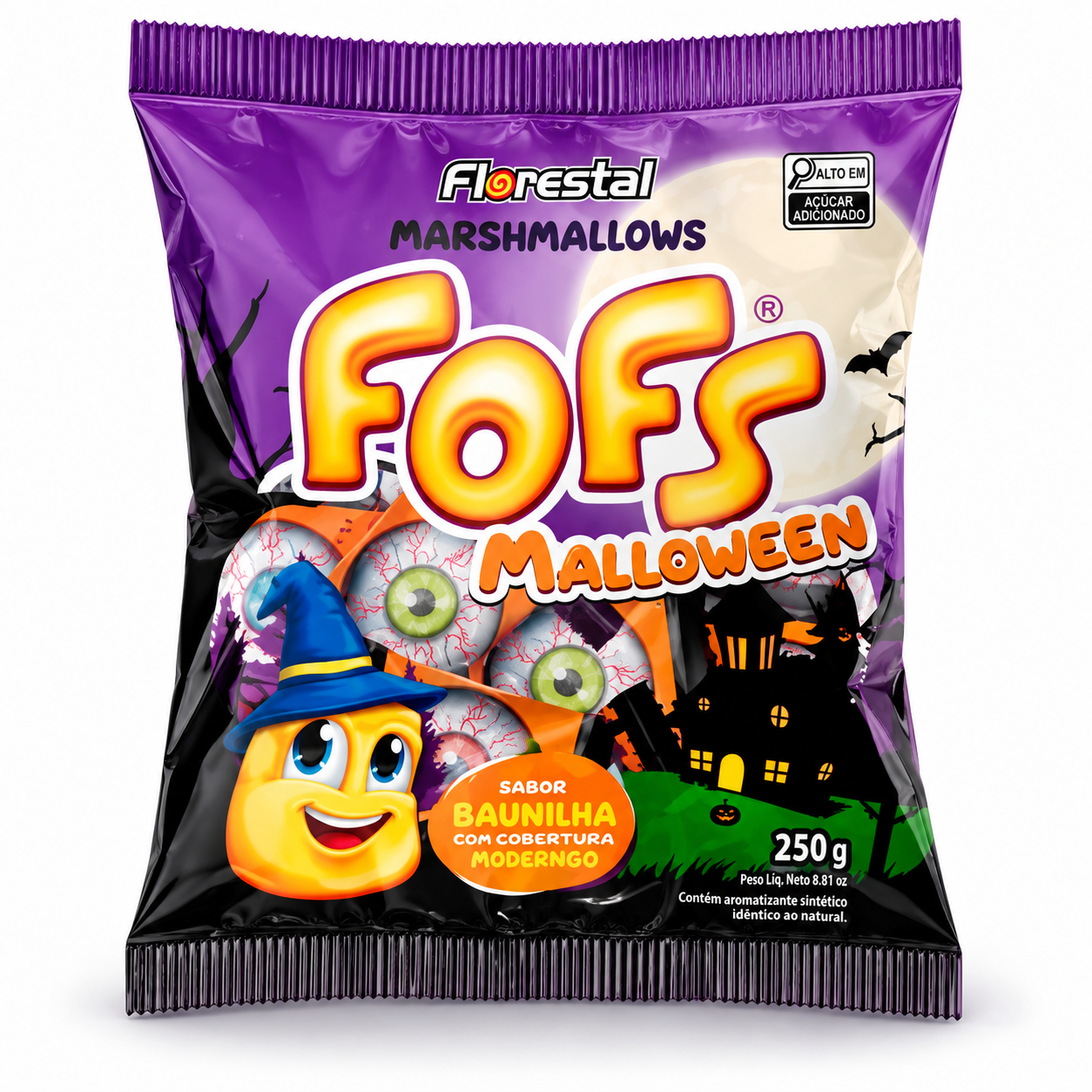 Marshmallow Fofs Malloween 250g Baunilha ...