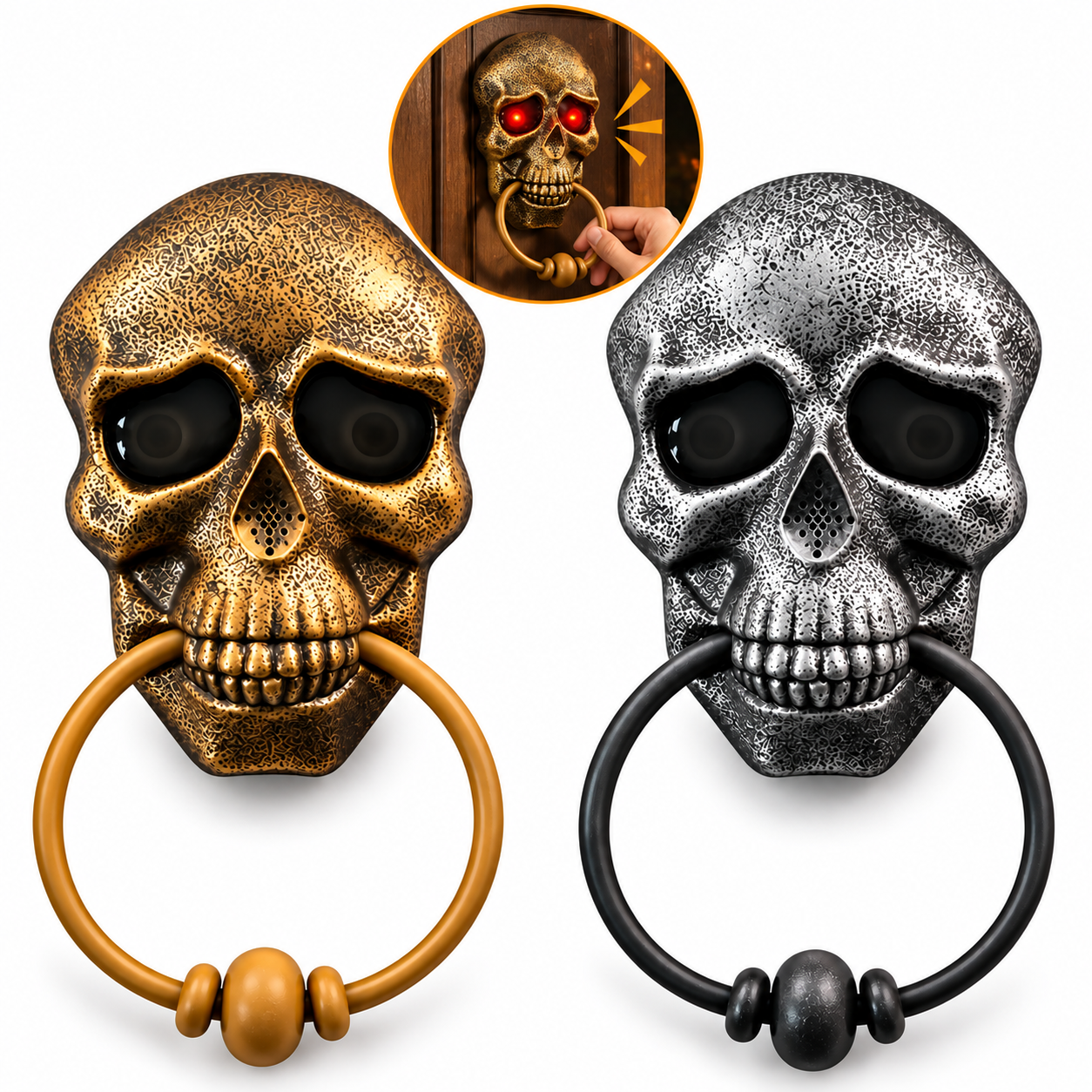 Campainha Caveira Halloween Terror Com So...