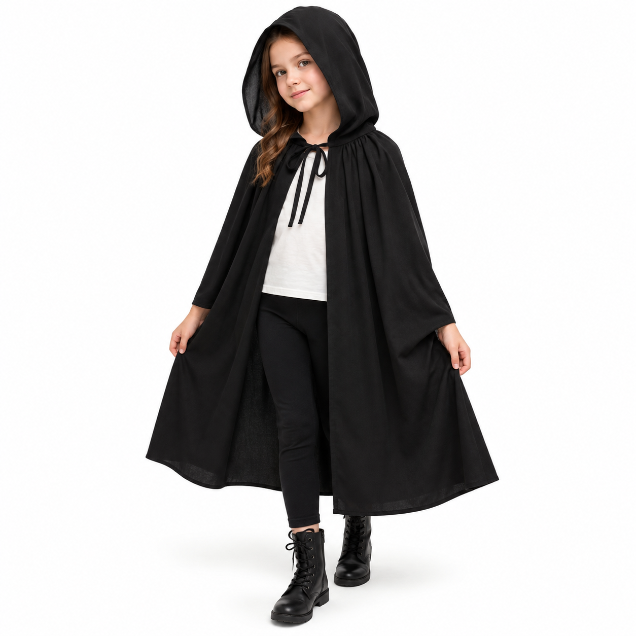 Capa Infantil Fantasia Mago Halloween Pre...