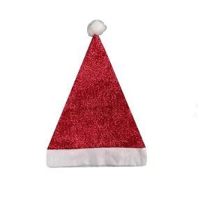 Gorro de Natal com Brilho 29cm x 40cm 