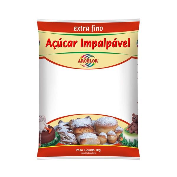 Açúcar Impalpável 1kg – Arcolor Açúcar Impalpável 1kg – Arcolor