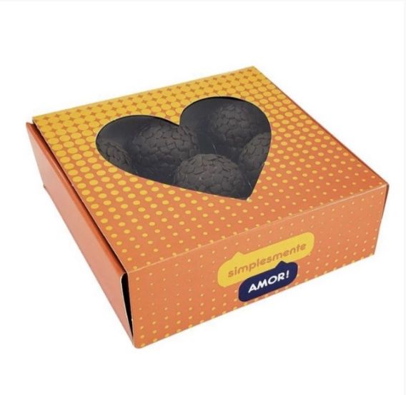 Caixa Gaveta com Visor (9 Doces) Simplesm...