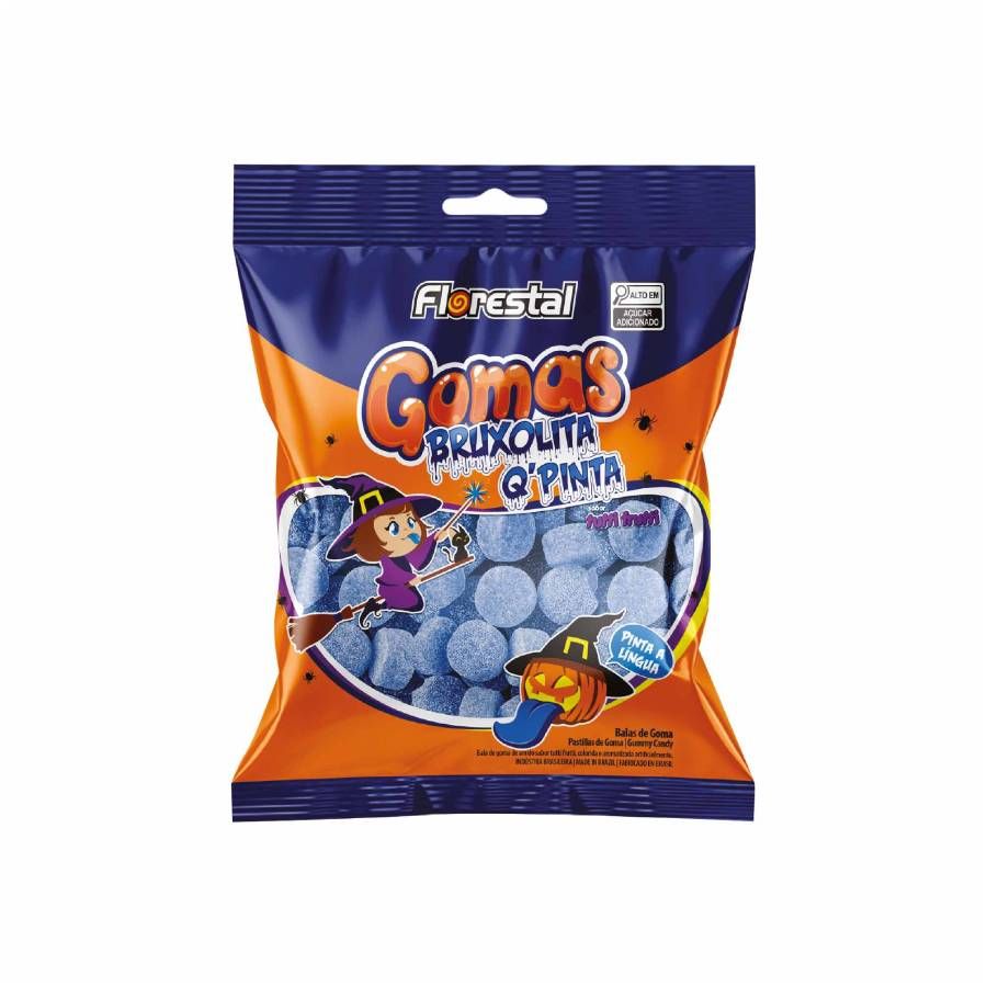 Bala de Goma Bruxolita Q’Pinta 190g  Arcor