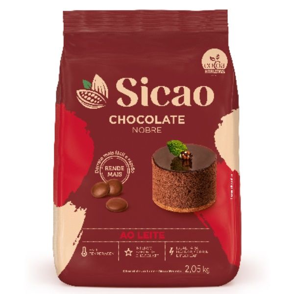 Chocolate Nobre Gotas 2,05kg Ao Leite Sicao Chocolate Nobre Gotas 2,05kg Ao Leite Sicao