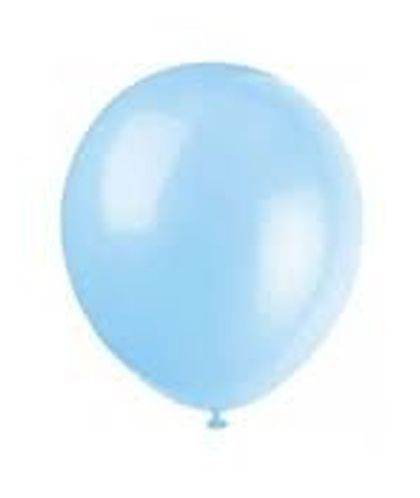 Balão nº 8 Liso Tradicional Azul Claro Pa...