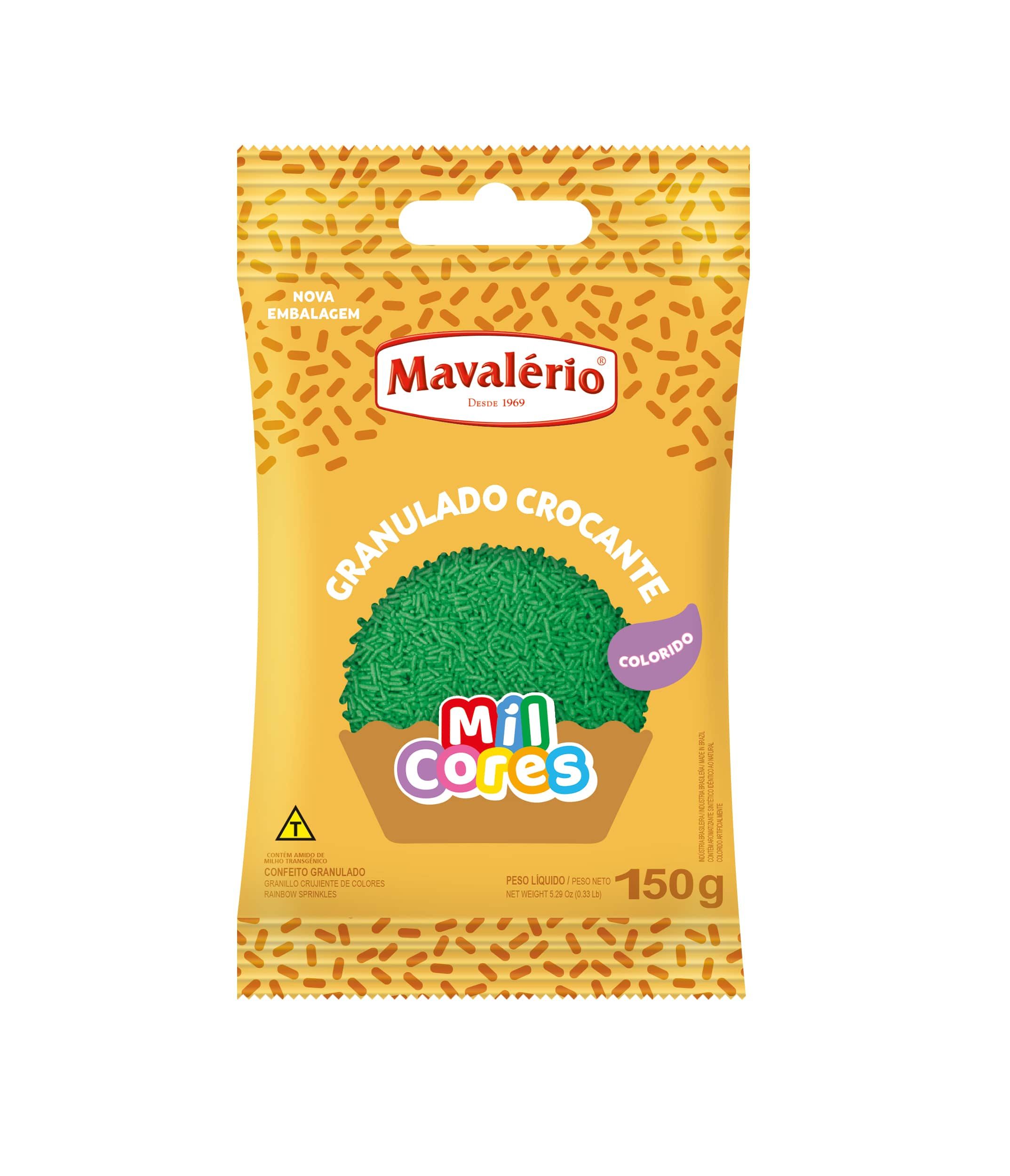Granulado Crocante Verde 150g – Mavalério