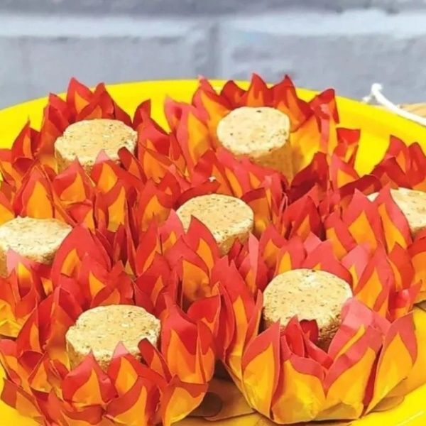 Forminha para Doces Fogueira 12 Unidades ...