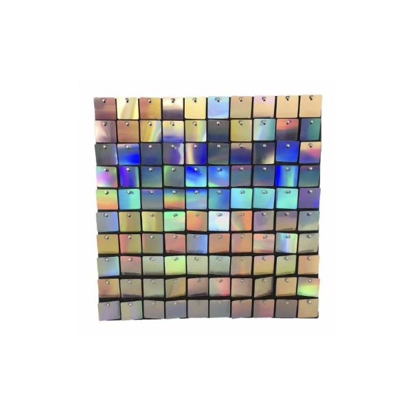 Placa Shimmer Wall Prata Furtacor 30x30 cm