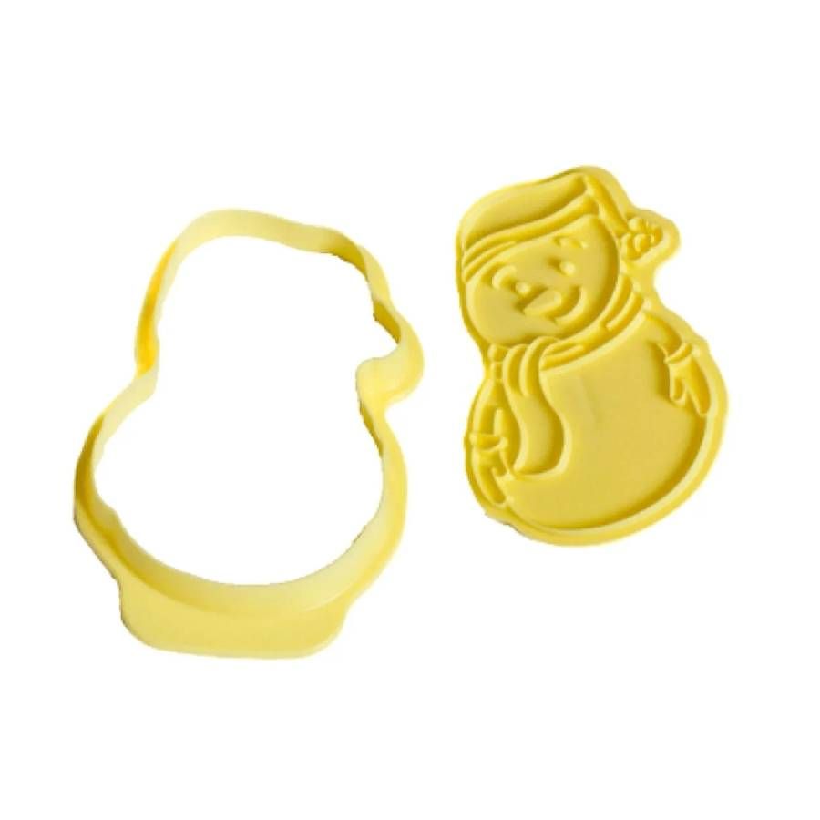 CORTADOR COM CARIMBO BONECO DE NEVE