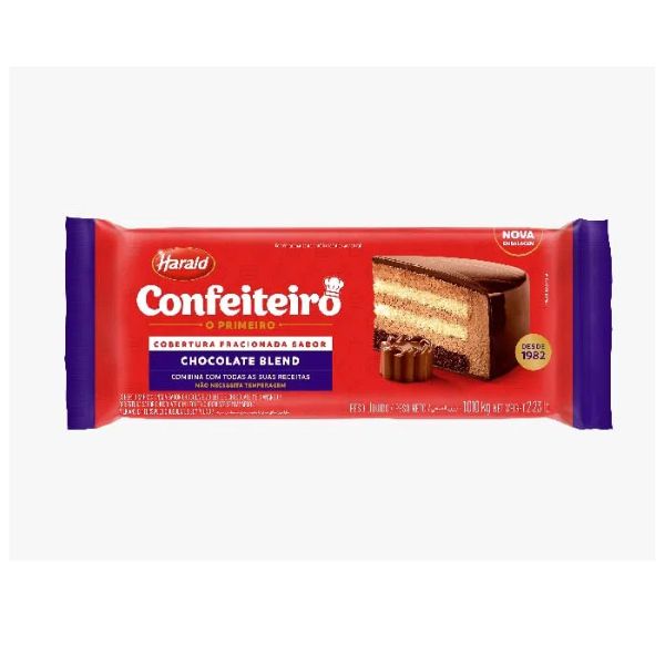 Cobertura Confeiteiro Barra 1kg Blend | H...