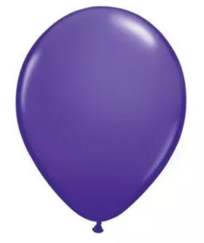 Balão nº 8 Liso Tradicional Roxo Pacote c...