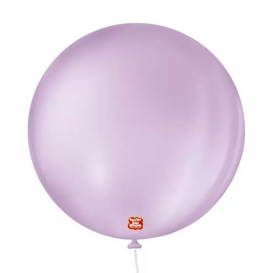 Balão 5" Liso Redondo Lilás Baby Pacote c...