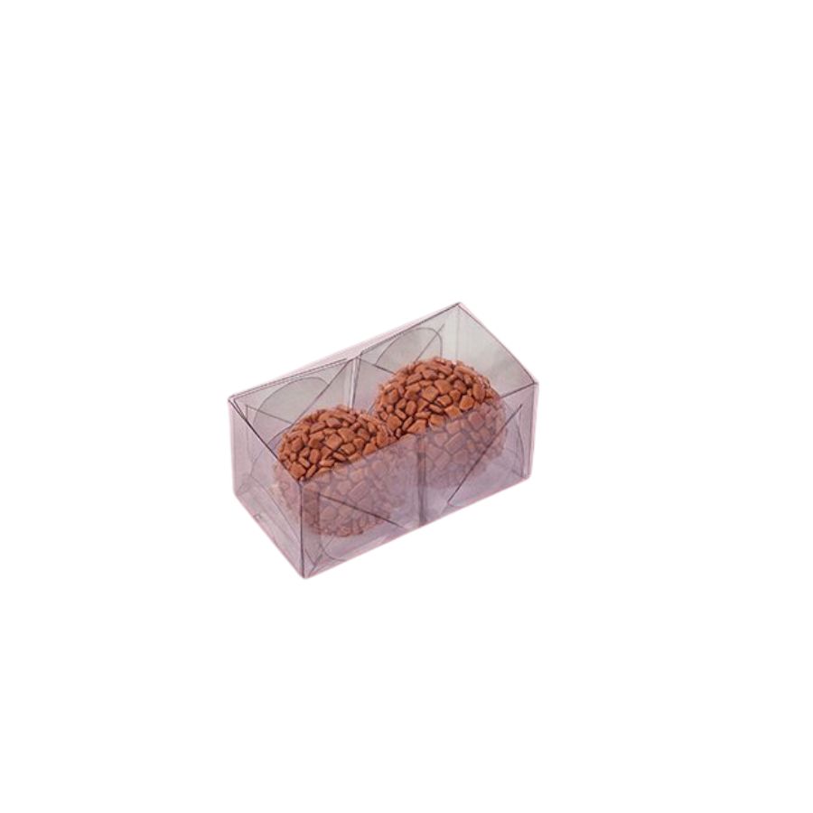 Caixa Basic para 2 Doces – Cristal – Paco...