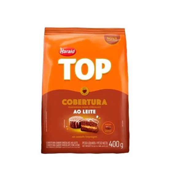 Cobertura Top Gotas 400g Ao Leite Harald