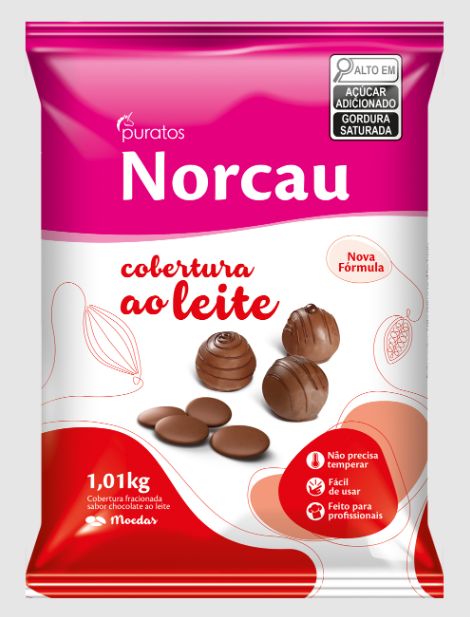 Cobertura Norcau Gotas 1,1kg Ao Leite | P...