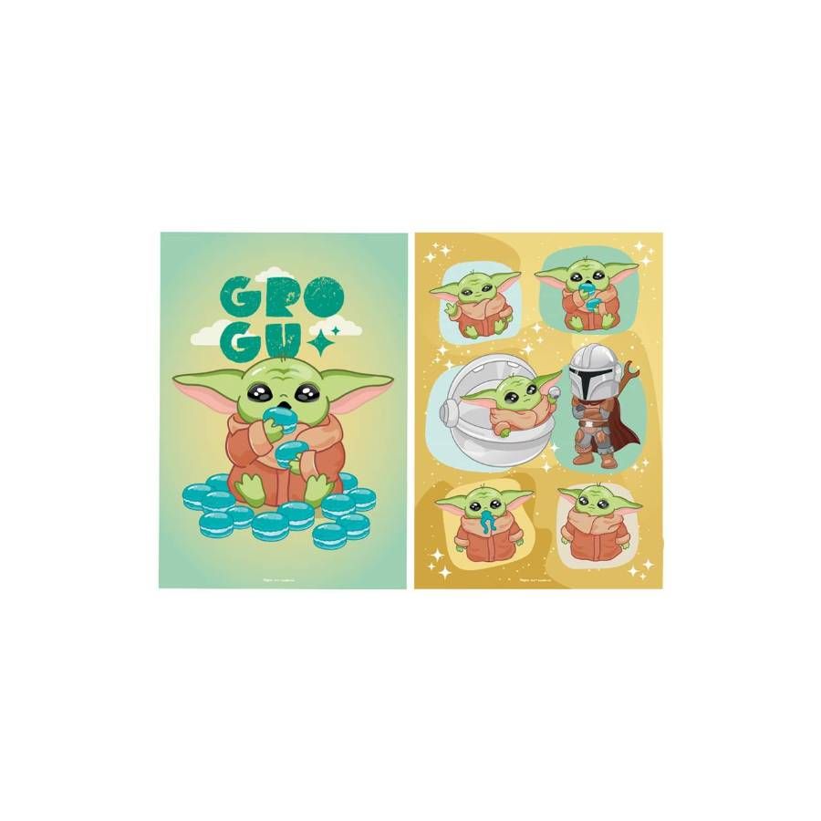 Cartaz Decorativo – Grogu – 02 Unidades