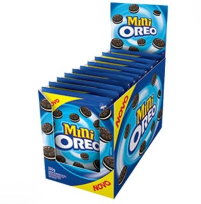 Caixa de Biscoito Mini Oreo com 10 Unidad...