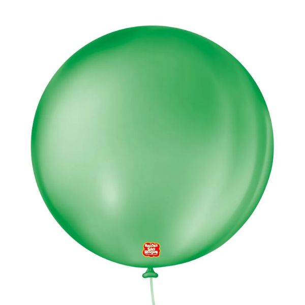 Balão 5" Liso Redondo Verde Bandeira Paco...