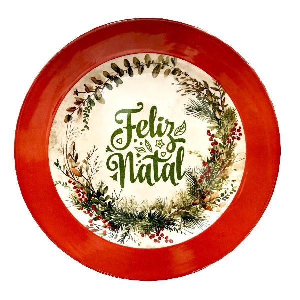 Prato de Melamina Redondo – Guirlanda – 2...