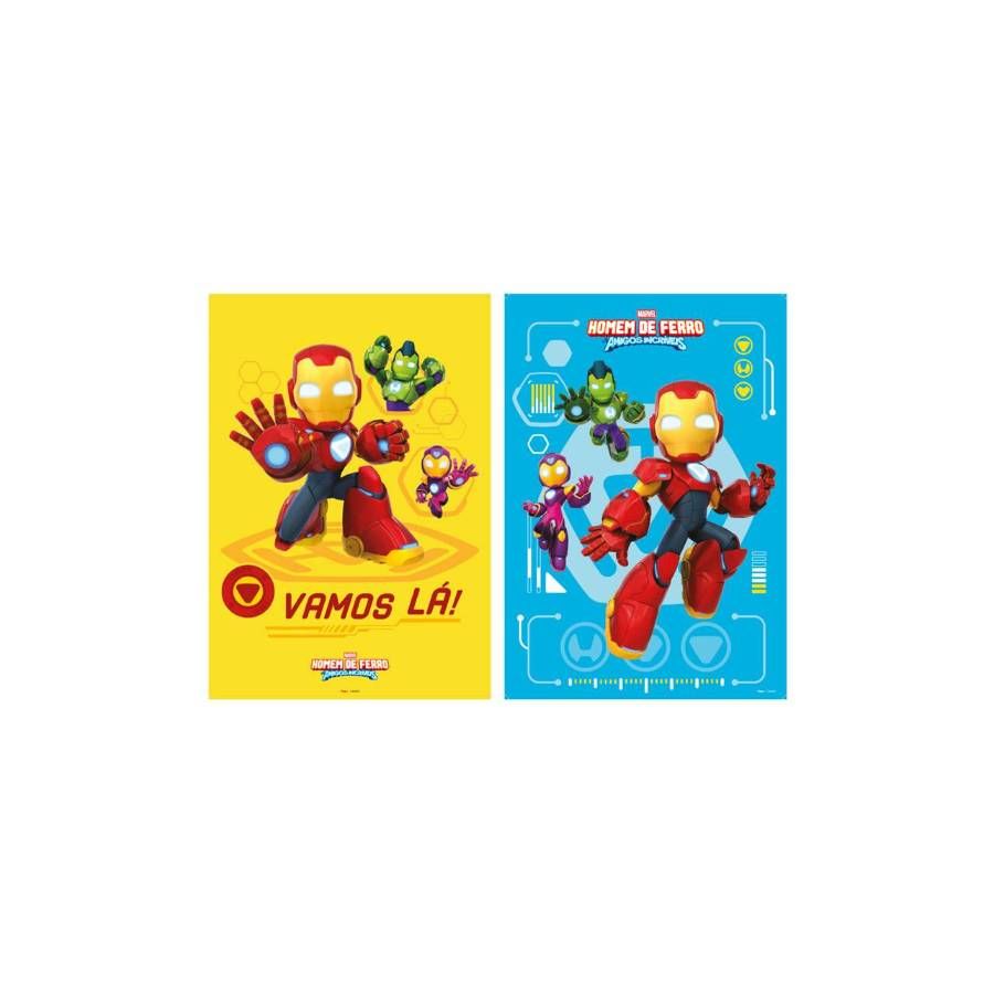 Cartaz Decorativo Iron Man e Seus Amigos ...