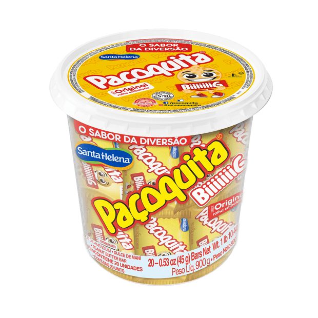 Pacoquita Big Rolha Pote 900g - Santa Helena