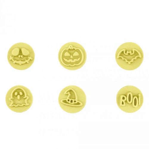 KIT CARIMBOS HALLOWEEN AMARELO (2 cm)