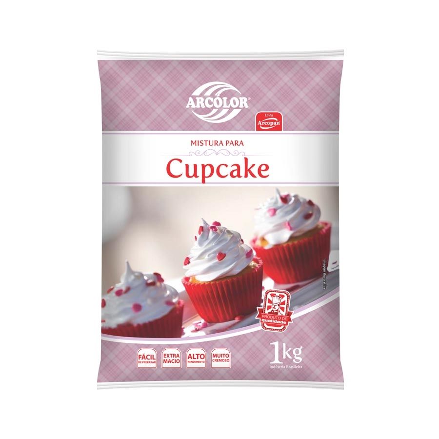 Mistura para Cupcake Tradicional 1kg – Ar... Mistura para Cupcake Tradicional 1kg – Ar...