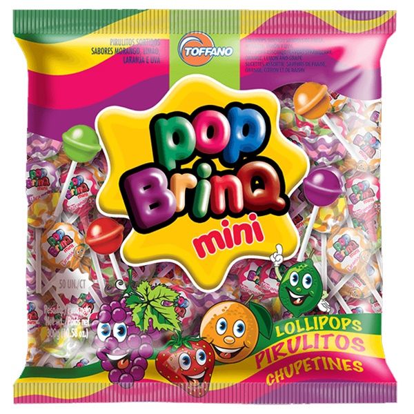 Pirulito Mini Fort Pop Frutas – 300g