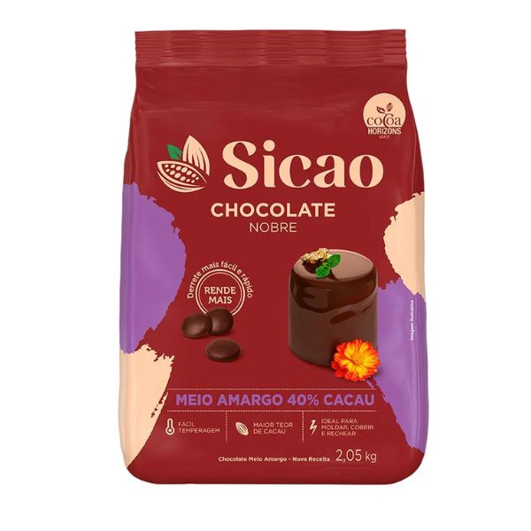 Chocolate Nobre Gotas 2,05kg Meio Amargo ... Chocolate Nobre Gotas 2,05kg Meio Amargo ...