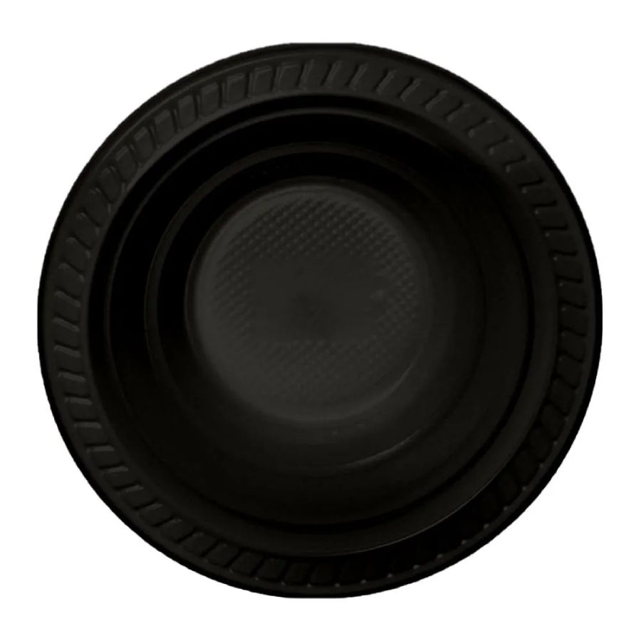 Prato 15 cm Fundo Preto com 10 Unidades –...