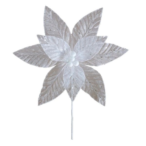 Pick Natalino Flor Branca