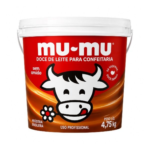 DOCE DE LEITE MU-MU 4,75KG PARA CONFEITAR...