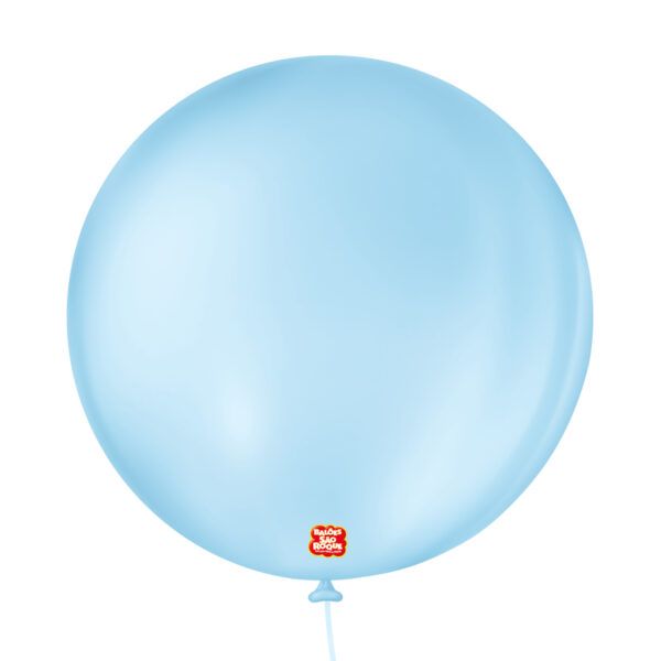 Balão 5" Liso Redondo Azul Baby Pacote co...