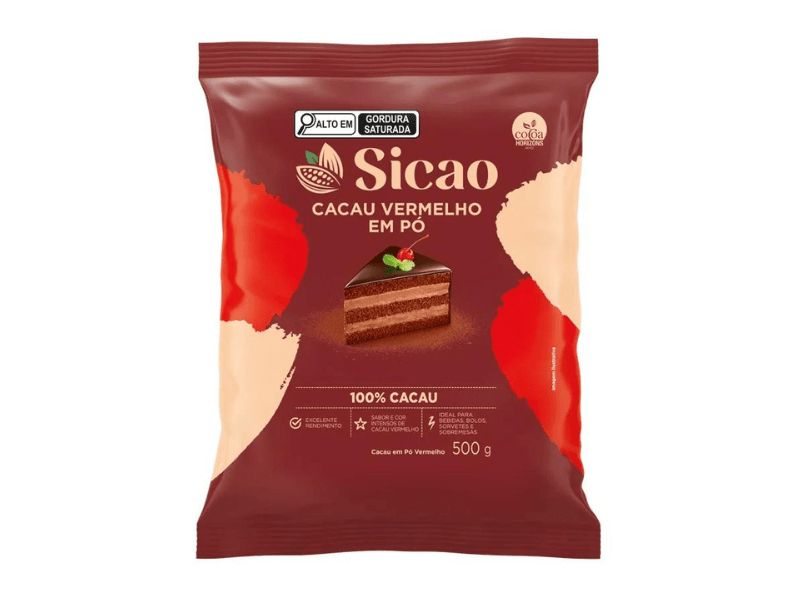 CACAU VERMELHO 100% SICAO 500G