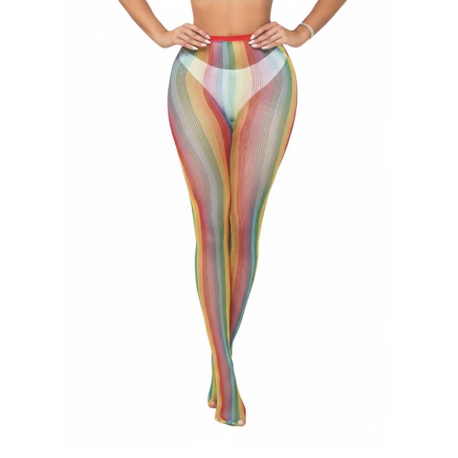 VESTIDO ARRASTÃO COLORIDO