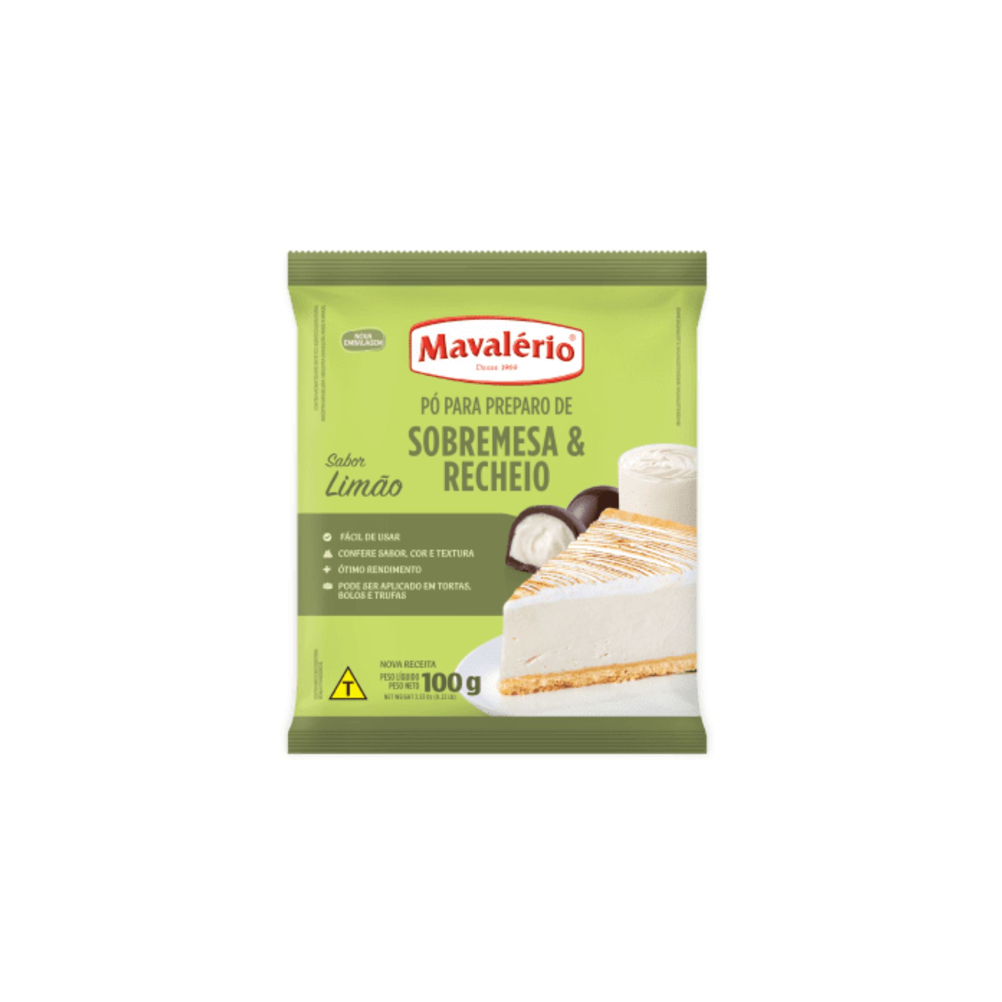 Pó para Sobremesa Limão 100g – Mavalério