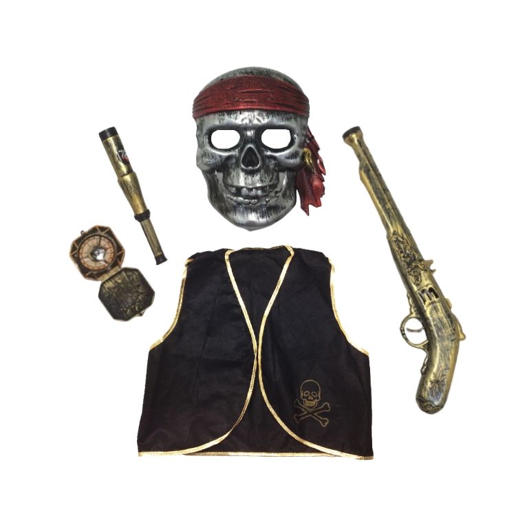 KIT PIRATA INFANTIL C/5 PEÇAS YDH-9470