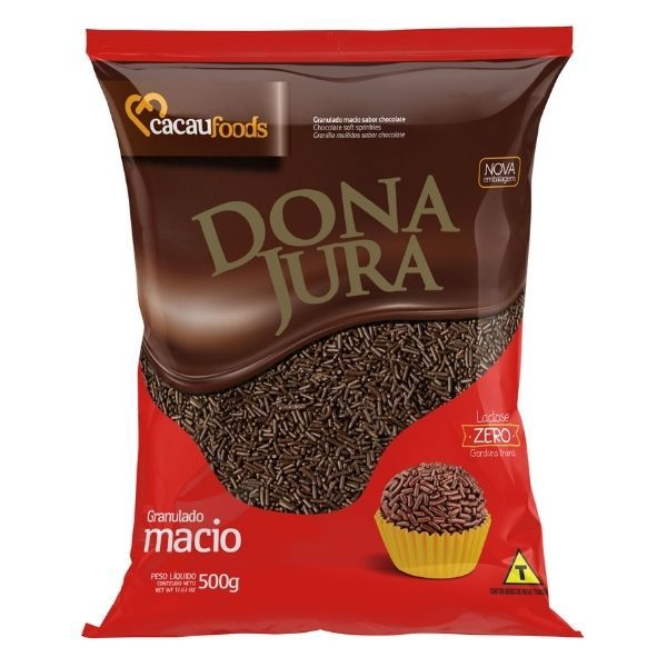 Granulado Macio 500g Dona Jura – Cacau Foods
