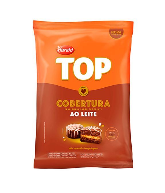 Cobertura Top Gotas 1,01kg Ao Leite | Harald