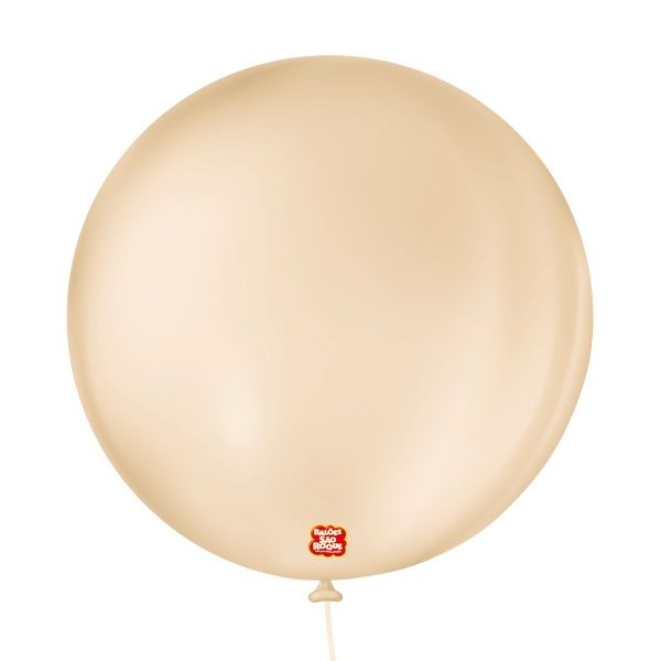 Balão 5" Liso Redondo Champagne Pacote co...