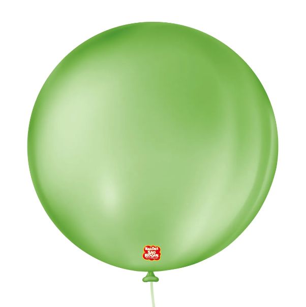 Balão 5" Liso Redondo Verde Maçã Pacote c...