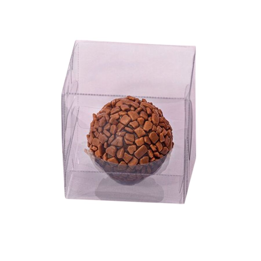Caixa para 1 Doce com Berço – Cristal – P...